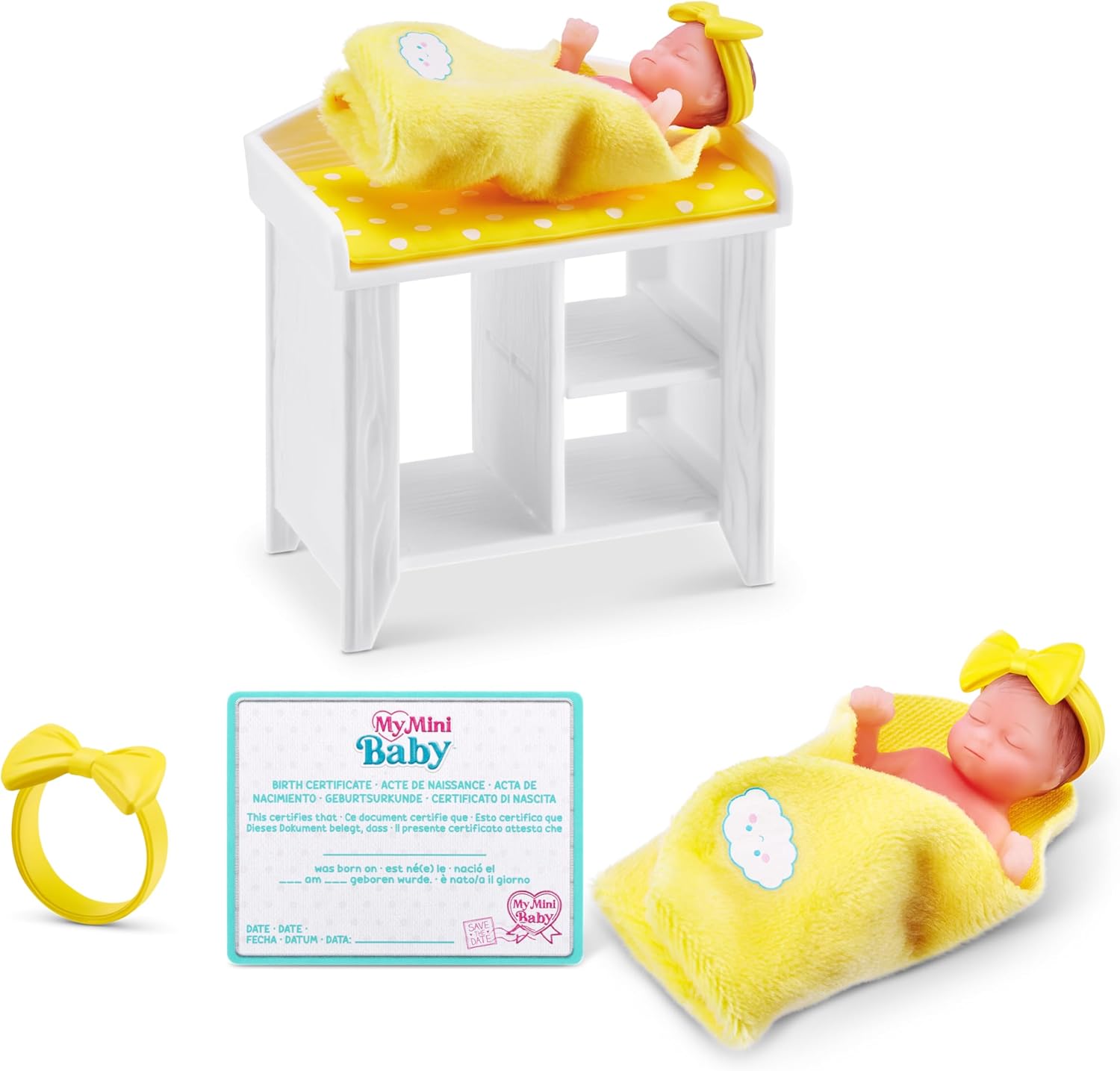 5 Surprise My Mini Baby Series 1 (2 Pack) by ZURU, Collectible Mystery Capsule, Toy for Girls, Realistic Miniature Baby, Playset and Accessories 24hrsmart